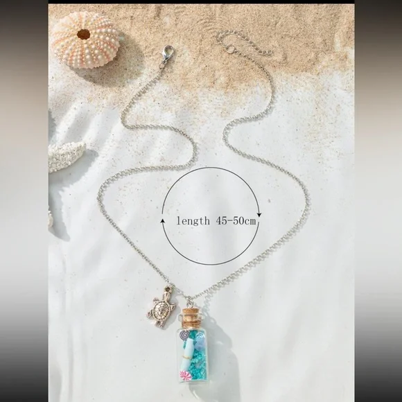 $4 LUMINOUS TURTLE BEACH NECKLACE: NEW. $4 IF BUNDLED - Picture 5 of 16